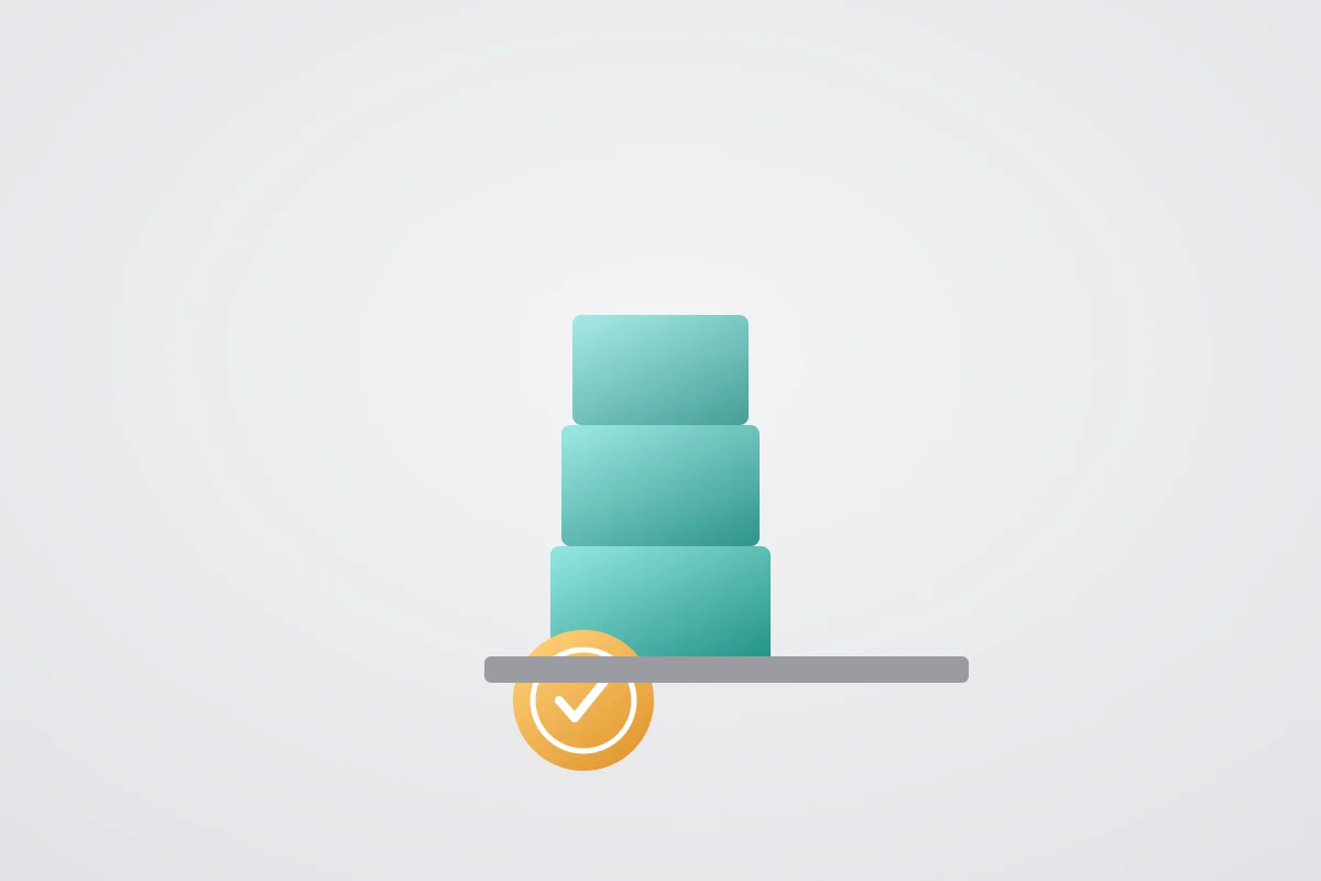 Abstract visualization representing data protection compliance built into a security plan from day one