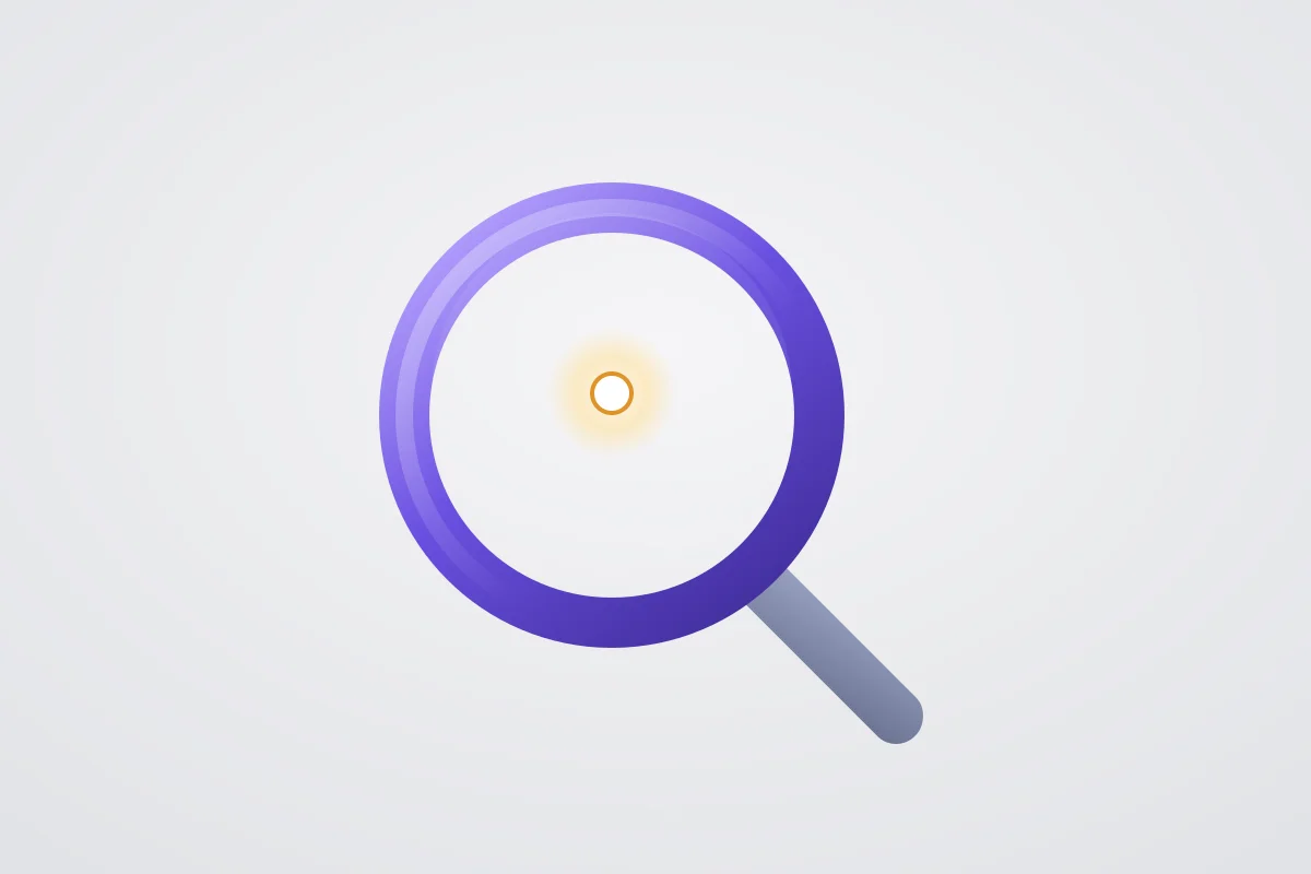 Abstract visualization representing location-aware search queries connecting to product pages