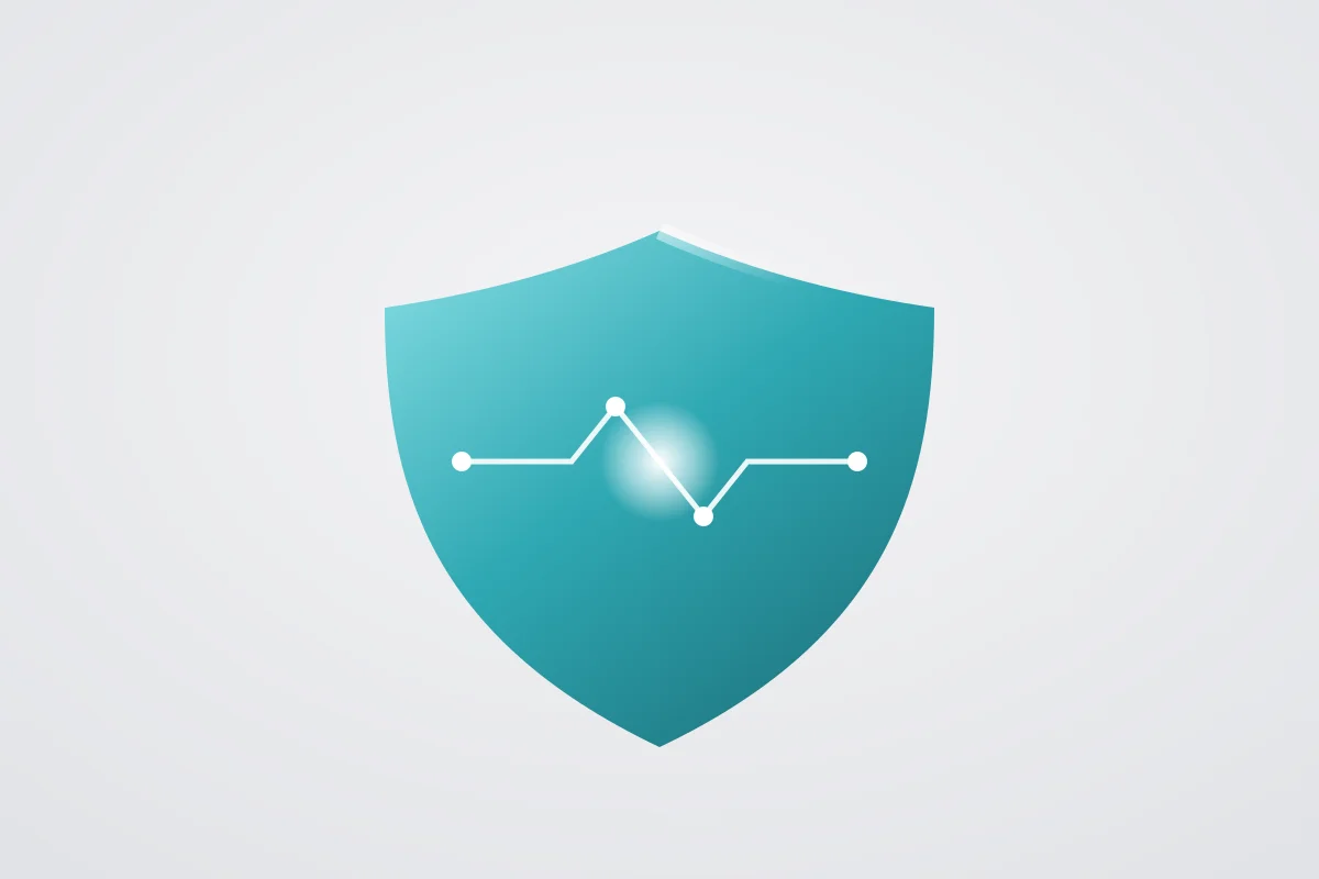 Abstract graphic representing a clinic system built for interoperability with a health data exchange platform
