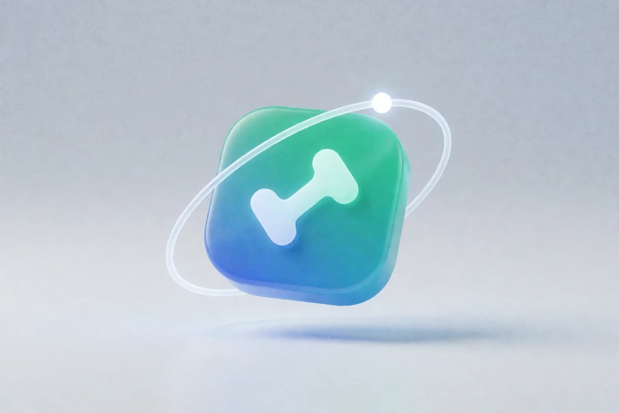 An abstract app tile graphic representing TMREEN live and published on the App Store
